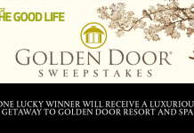 Dr. Oz. The Good Life Golden Door Sweepstakes (DrOzTheGoodLife.com/GoldenDoor)