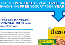 PrizeGeneralMills.com - General Mills Anniversary Instant Win Game