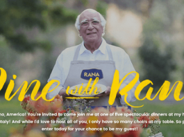 Dine with Rana Sweepstakes 2016 (DineWithRana.com)