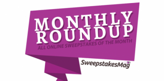 Monthly Roundup: All Online Sweepstakes Of The Month