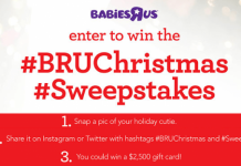 Babies R Us Baby's First Christmas Sweepstakes