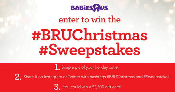 Babies R Us Baby's First Christmas Sweepstakes