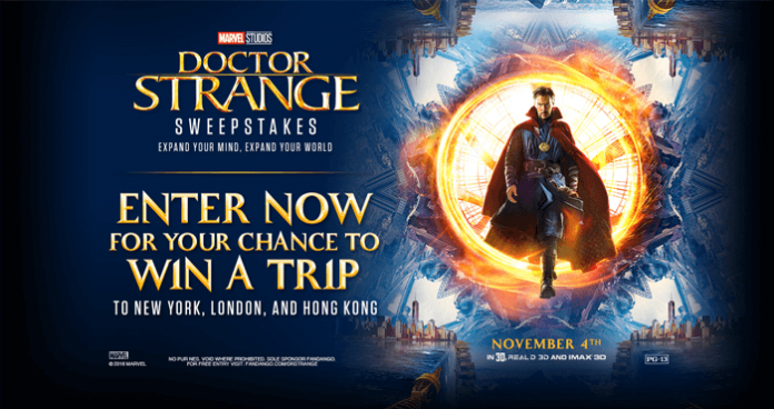 Fandango Doctor Strange Sweepstakes