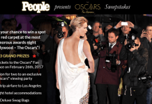 PEOPLE Red Carpet Oscars Fan Experience 2017 Sweepstakes (People.com/OFE2017)