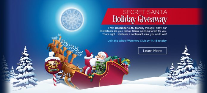 Wheel Of Fortune Secret Santa Sweepstakes 2017