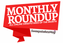 Monthly Roundup (December 2016): All Online Sweepstakes Of The Month