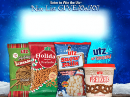 Utz Nice List Giveaway (GetUtz.com/NiceList)