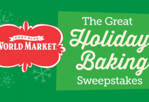 Cost Plus World Market Great Holiday Baking Sweepstakes (WorldMarketSweepstakes.com)