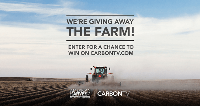 CarbonTV American Harvest 2 Sweepstakes (CarbonTV.com/Sweepstakes)