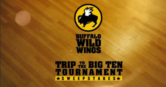 Buffalo Wild Wings Trip To The Big Ten Tournament Sweepstakes (BTN.com/BWWContest2017)