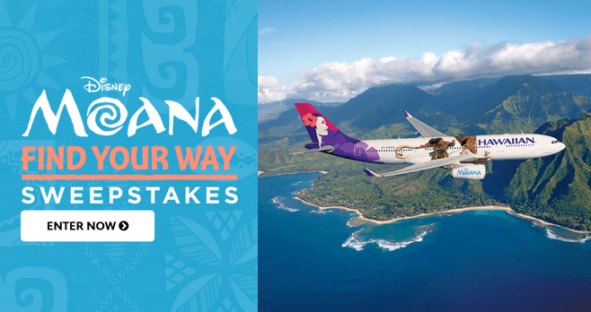 Disney Moana Find Your Way Sweepstakes Disney Moana Find Your Way Sweepstakes
