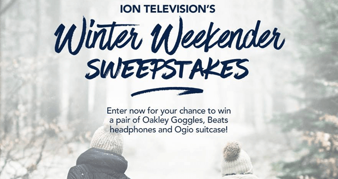 ION Television Winter Weekender Sweepstakes (IONTelevision.com/WinterSweeps)