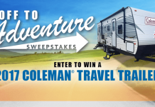 Camping World Off To Adventure Sweepstakes (CampingWorld.com/Adventure)