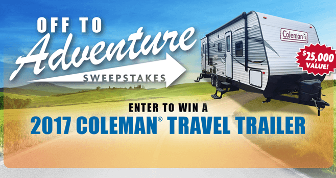 Camping World Off To Adventure Sweepstakes (CampingWorld.com/Adventure)