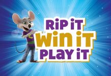 Chuck E. Cheese's Rip It, Win It Instant Win Game 2018 (RipItWinIt.com)