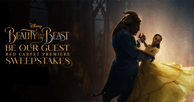 Beauty And The Beast Sweepstakes - Disney Be Our Guest Red Carpet Premiere