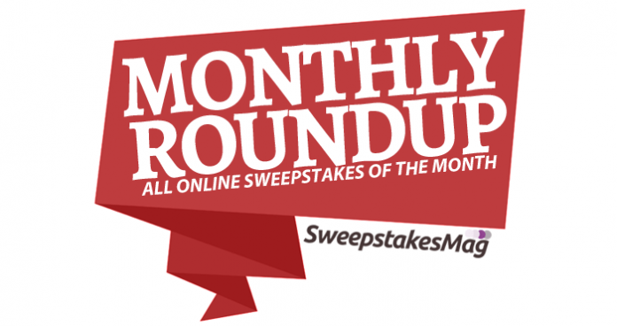 All Online Sweepstakes Of The Month: January 2017