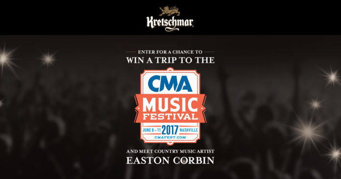 Kretschmar CMA Sweepstakes 2017 (KretschmarDeli.com/Country)