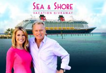 Wheel Of Fortune Disney Sea & Shore Sweepstakes 2018
