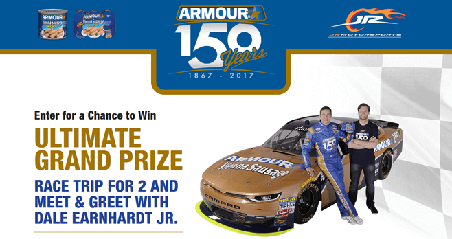 Armour 150th Anniversary Sweepstakes (Armour150.com)