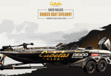 Cabela's Club David Walker Ranger Boat Giveaway 2017
