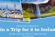 Price Chopper Trip to Iceland Sweepstakes 2017