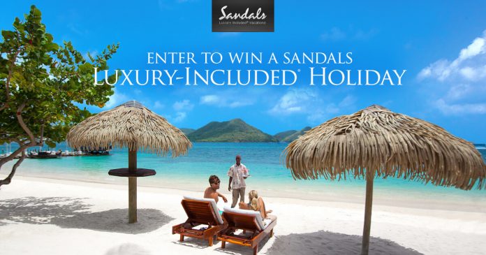 Sandals Luxury Vacation Sweepstakes 2017 Sandals Luxury Vacation Sweepstakes 2017