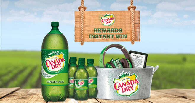Canada Dry Rewards Instant Win (CanadaDryInstantWin.com)