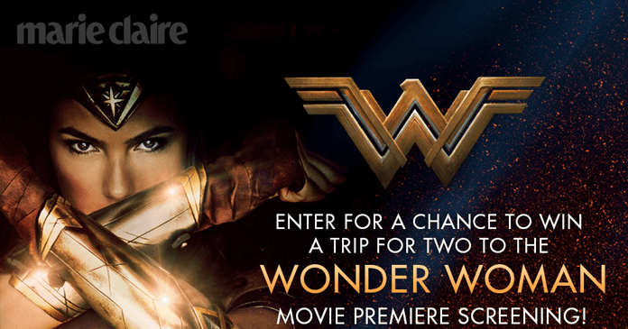 Marie Claire Wonder Woman Sweepstakes (MarieClaire.com/WonderWomanSweeps)