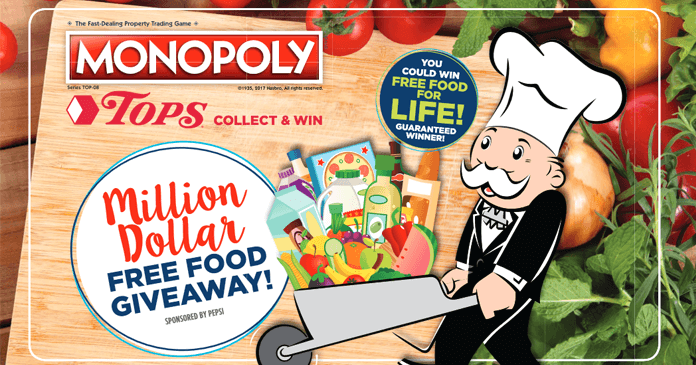 Tops Markets Monopoly 2017 (TopsMarkets.com/Monopoly) Tops Markets Monopoly 2017 (TopsMarkets.com/Monopoly)