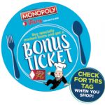 Tops Monopoly Bonus Ticket