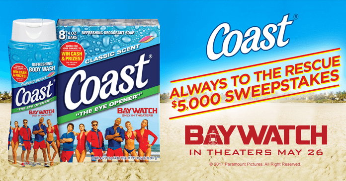 Coast Bar Soap Always To The Rescue Sweepstakes