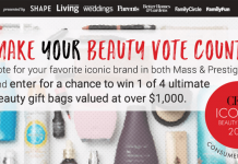 Shape Vote For Beauty Sweepstakes