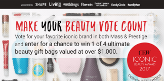 Shape Vote For Beauty Sweepstakes