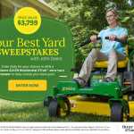 Your Best Yard Sweepstakes with John Deere