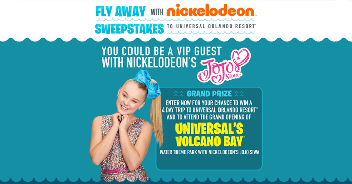 Fly Away With Nick Sweepstakes 2017 Fly Away With Nick Sweepstakes 2017