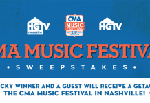 HGTV CMA Music Festival 2017 Sweepstakes