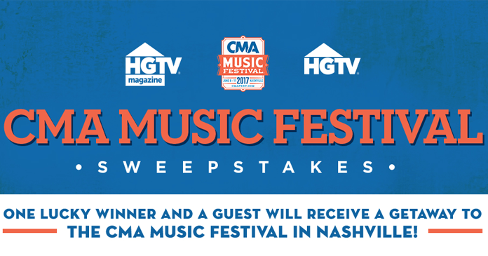 HGTV CMA Music Festival 2017 Sweepstakes