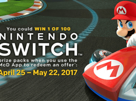 Win A Nintendo Switch During McDonald’s Race To 100 Sweepstakes McDonald's Race To 100 Sweepstakes