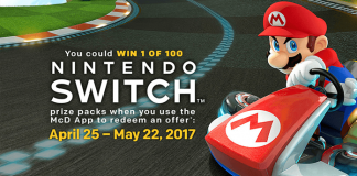 Win A Nintendo Switch During McDonald’s Race To 100 Sweepstakes McDonald's Race To 100 Sweepstakes