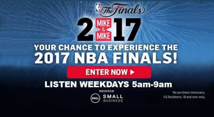 Mike And Mike Dream NBA Finals Sweepstakes Mike And Mike Dream NBA Finals Sweepstakes