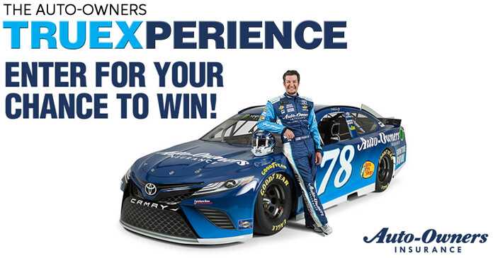 Auto-Owners Insurance TRUEXPERIENCE Sweepstakes (AutoOwnersTruexperience.com)