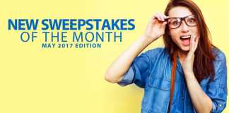 New Online Sweepstakes To Enter And Win In May 2017 New Sweepstakes May 2017