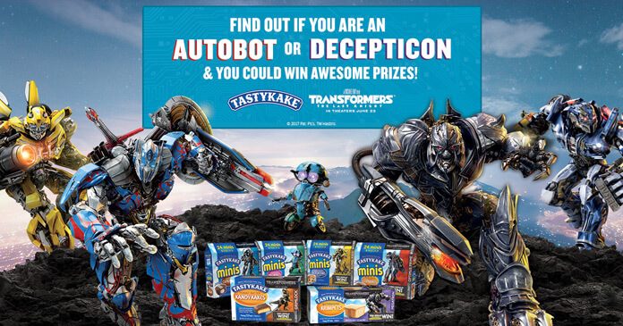 Tastykake & Transformers: The Last Knight Sweepstakes