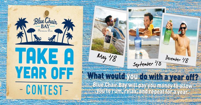 Blue Chair Bay Rum Year Off Contest Blue Chair Bay Rum Year Off Contest