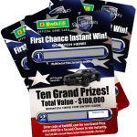 Official 2017 Kwik Fill Driving America Sweepstakes Game Card