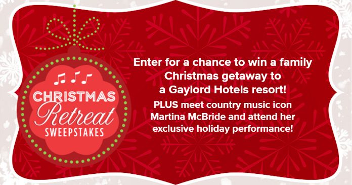 Hallmark Channel Christmas Retreat Sweepstakes