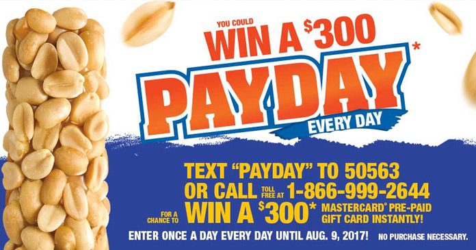 Hershey's PayDay Every Day Instant Win Game