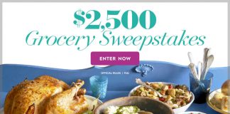 BHG Winter Grocery Sweepstakes BHG $2,500 Grocery Sweepstakes