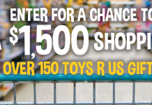 Crayola Toys R Us Awwwwesome Back To School Shopping Spree Sweepstakes